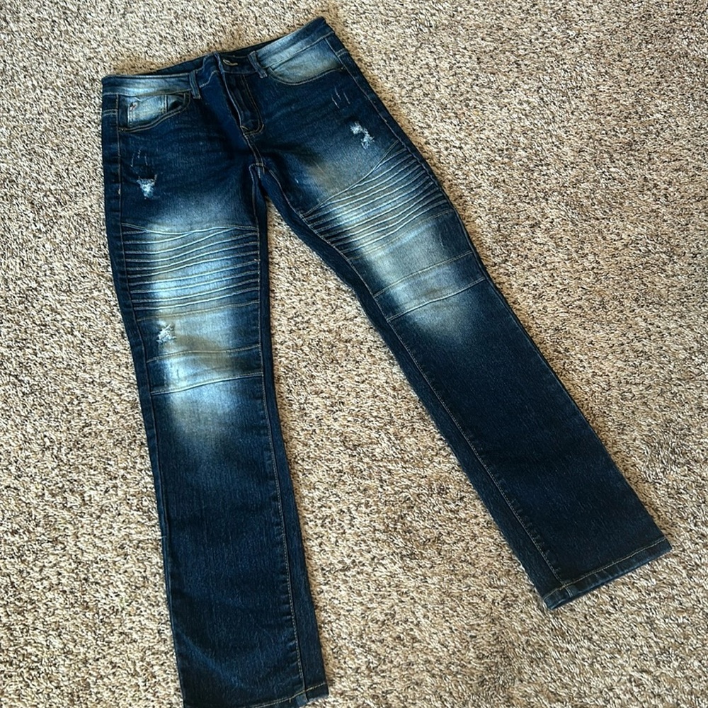 South Pole size 18 denim jeans. Fantastic condition. Looks faded ,worn. No wear